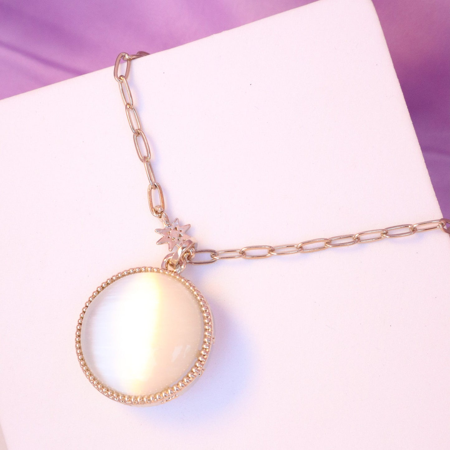 Starry Reversible Acrylic Necklace