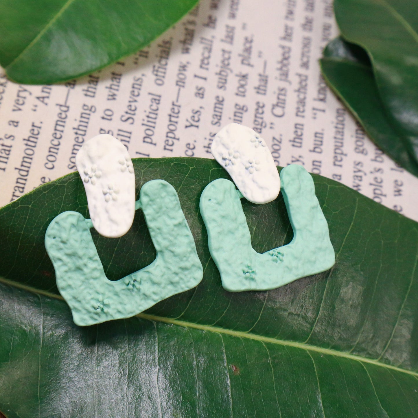 Stylish Paper Look Earrings