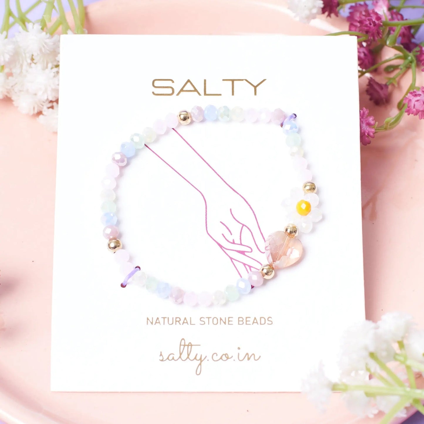 Sunflower Dreamscape Beaded Band | Salty