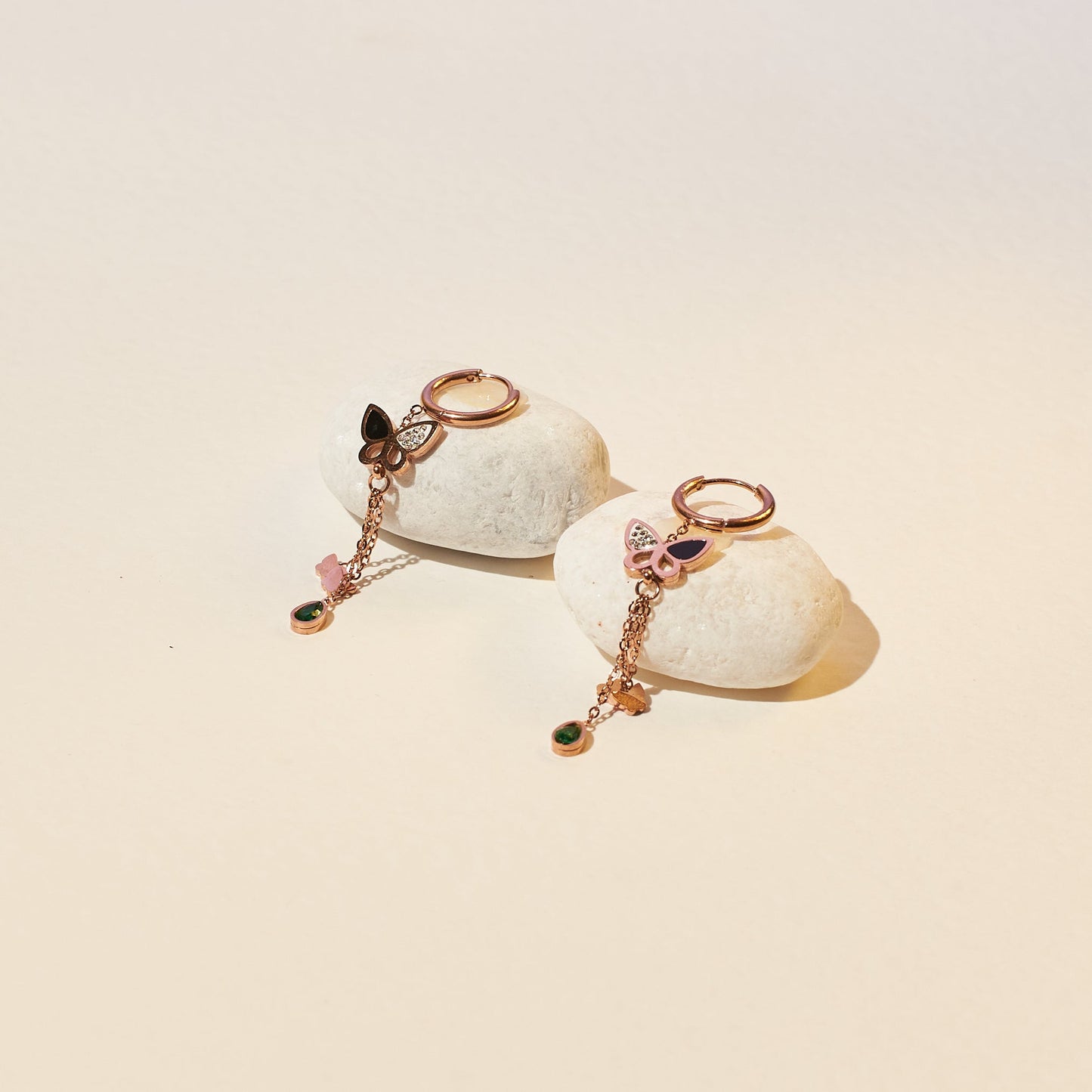 Tender Tassel Butterfly Earrings Salty