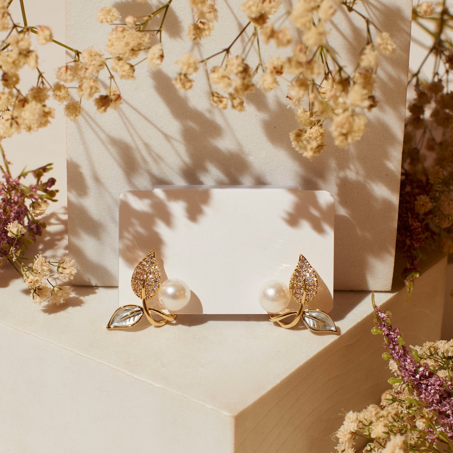 Timeless Beauty Pearl Earrings Salty