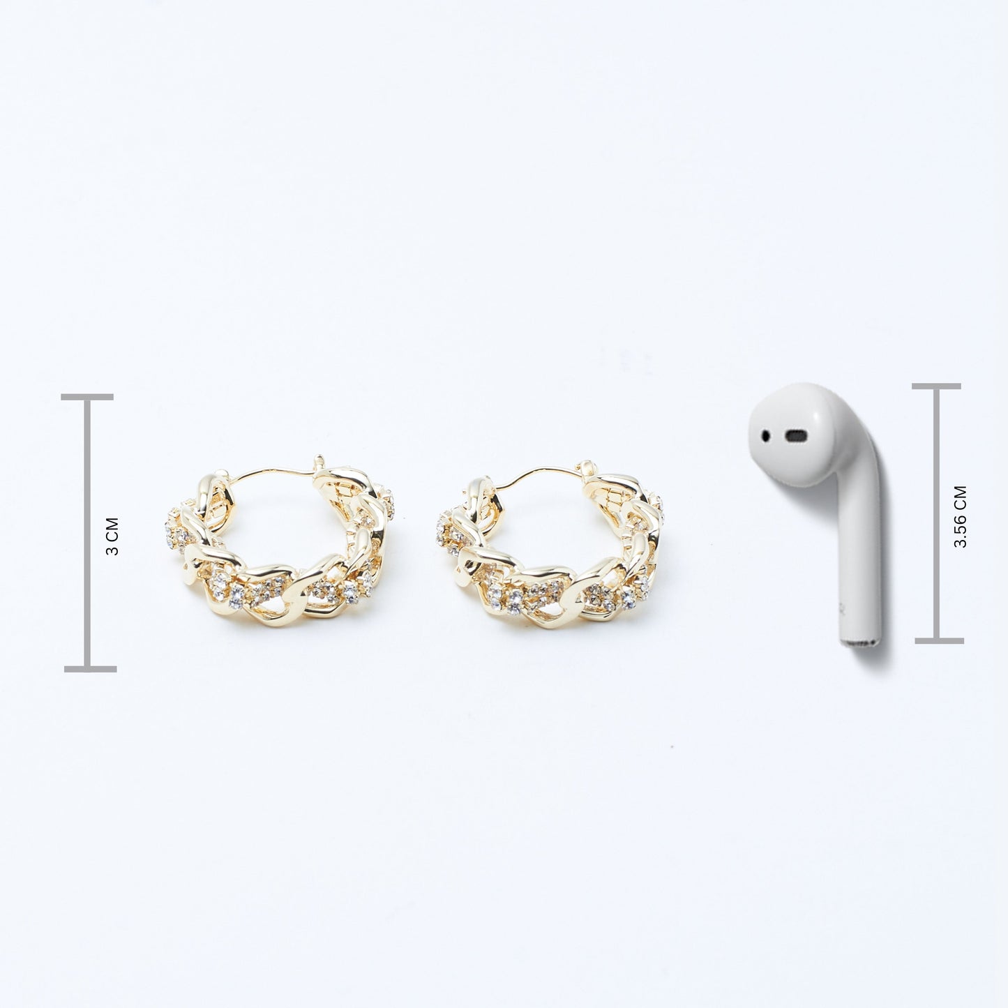 Timeless Twirl Hoops Salty