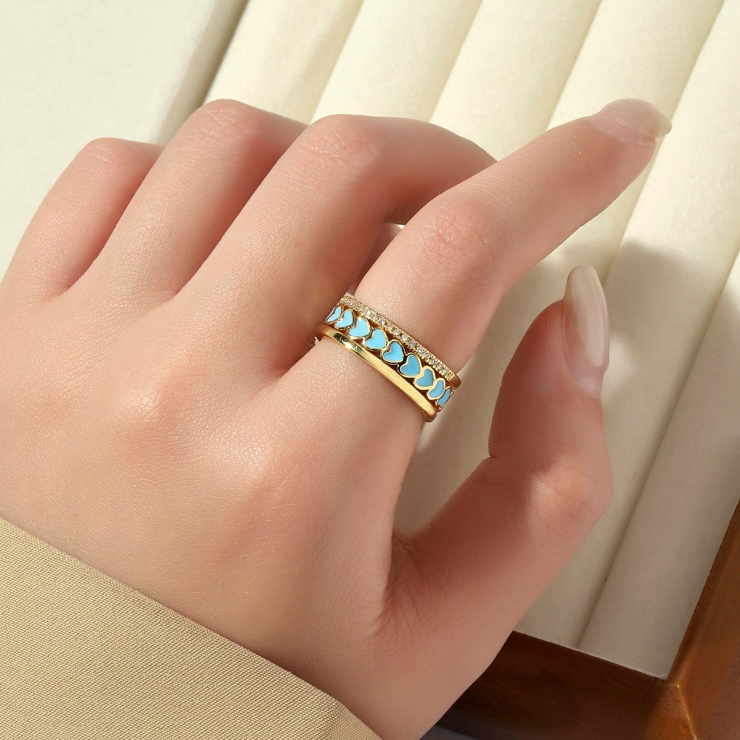 Tint Tango Ring - Soft Blue
