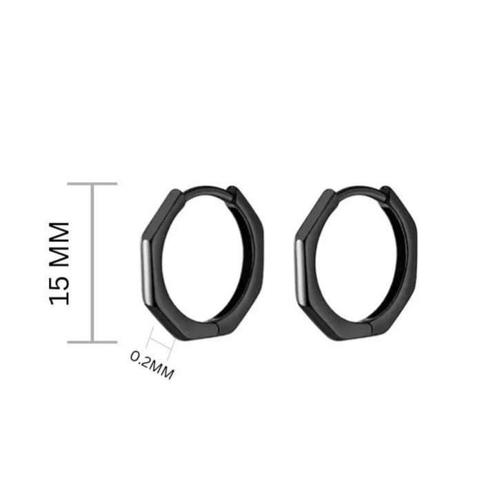 Titan Twists Black Earrings | Salty