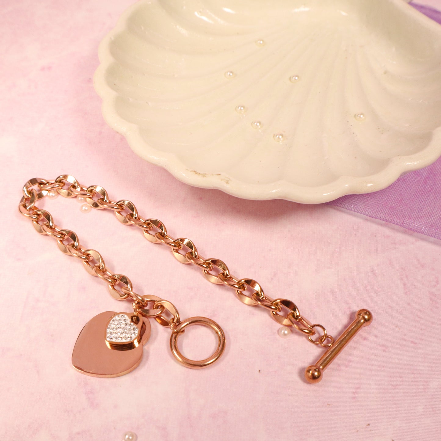 Toggle Clasp Accent Bracelet Salty