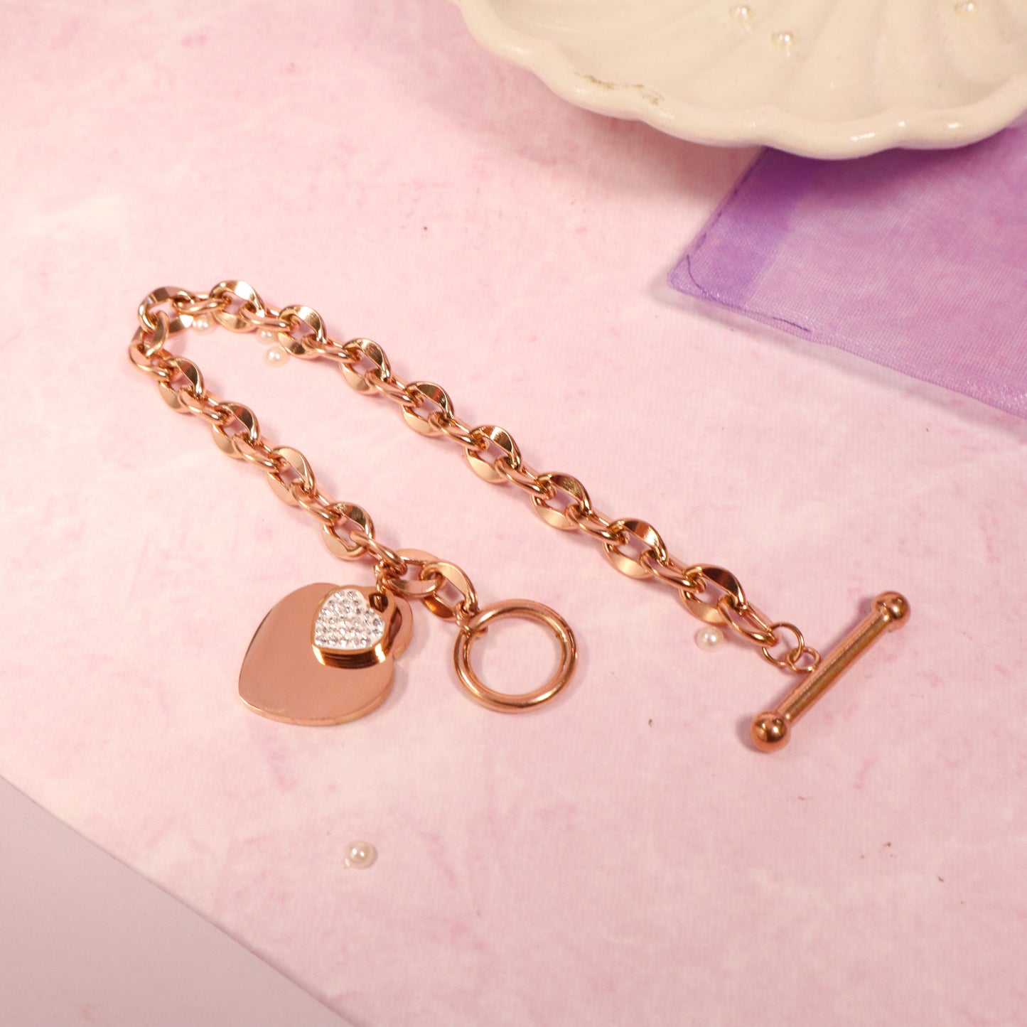 Toggle Clasp Accent Bracelet Salty