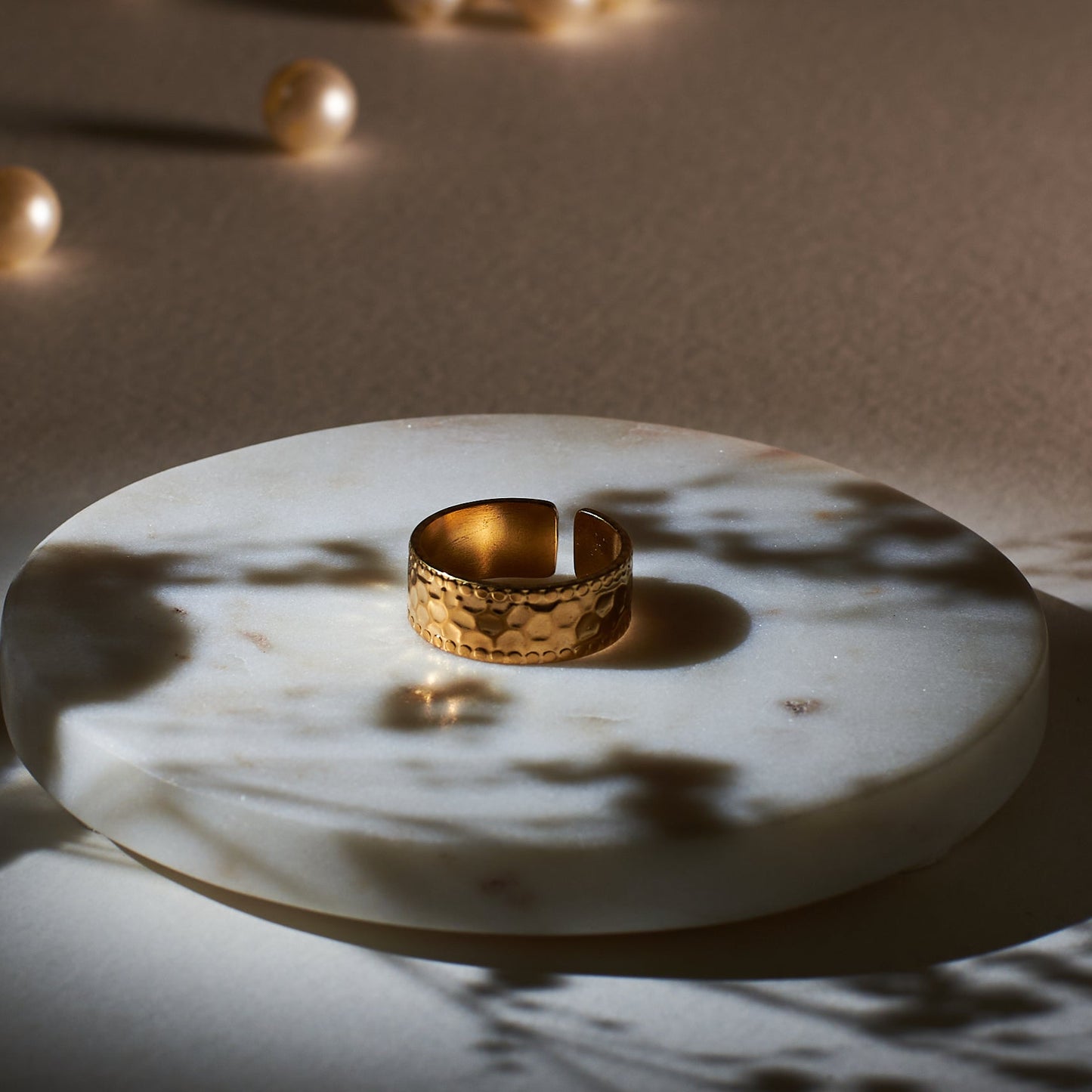 Tranquil Bold Ring Salty