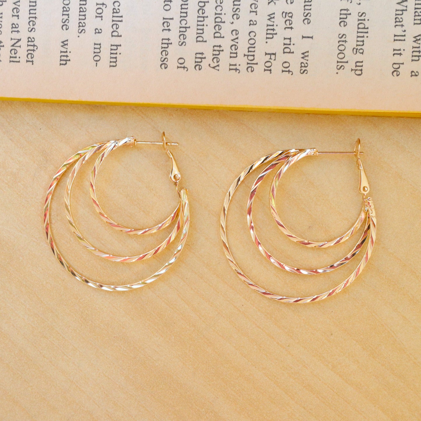 Tri Layered Hoops