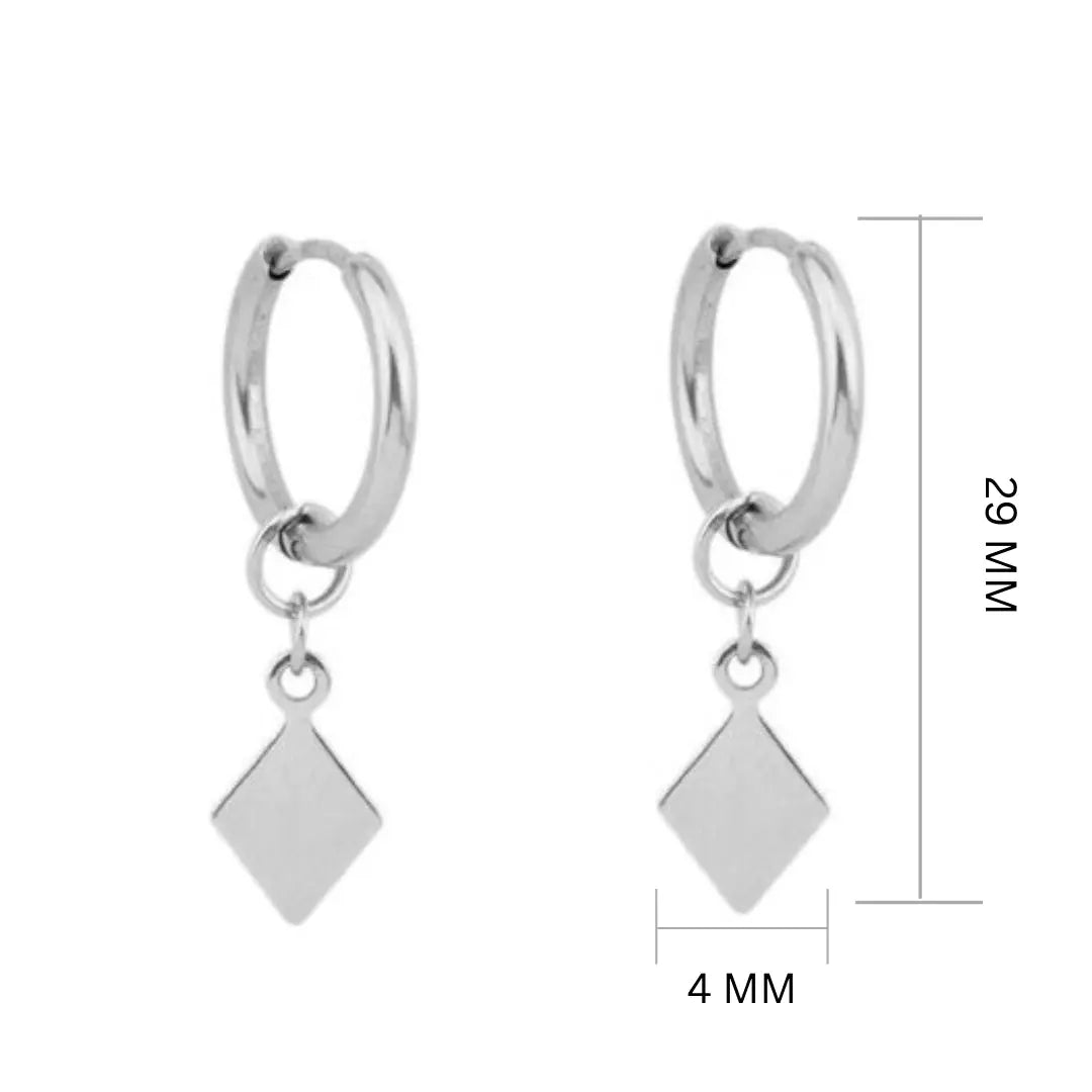 Urban City Silver Earrings | Salty
