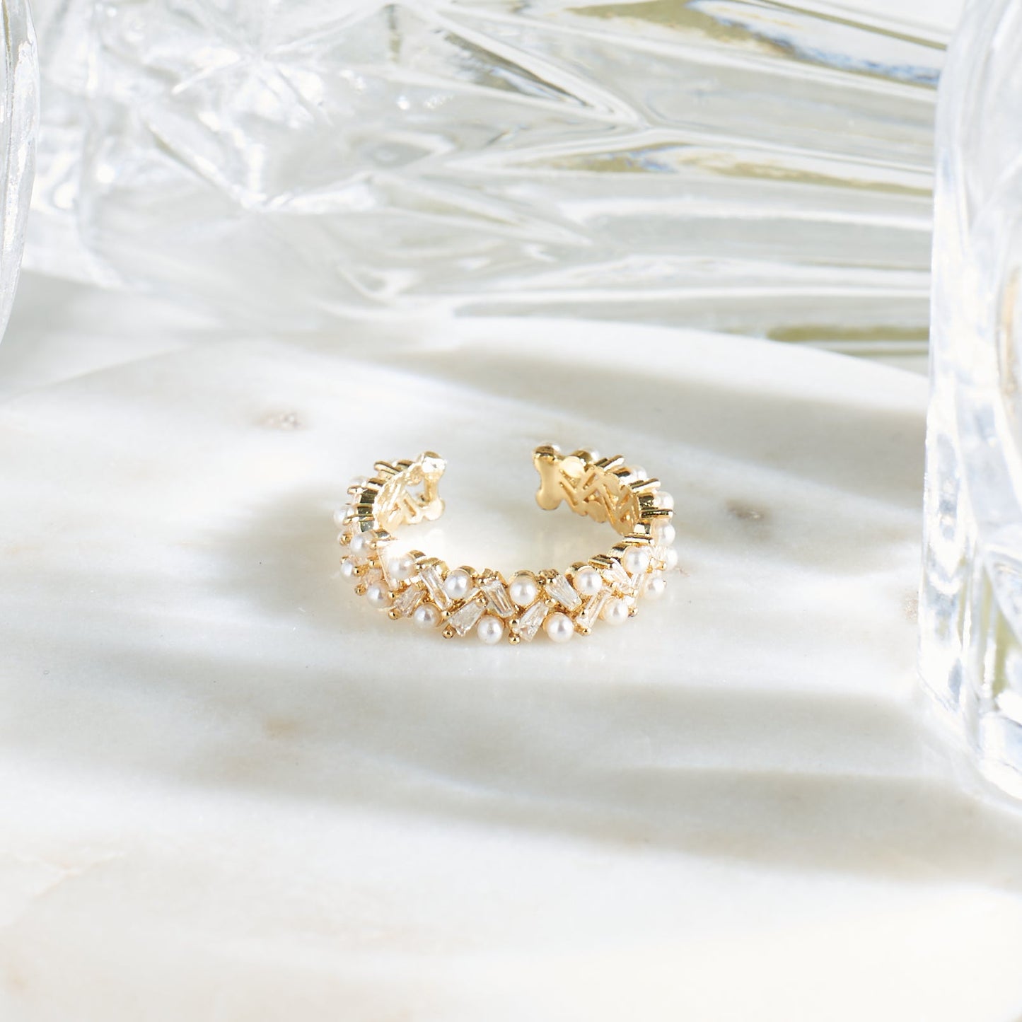 Urban Gemstone Golden Ring Salty