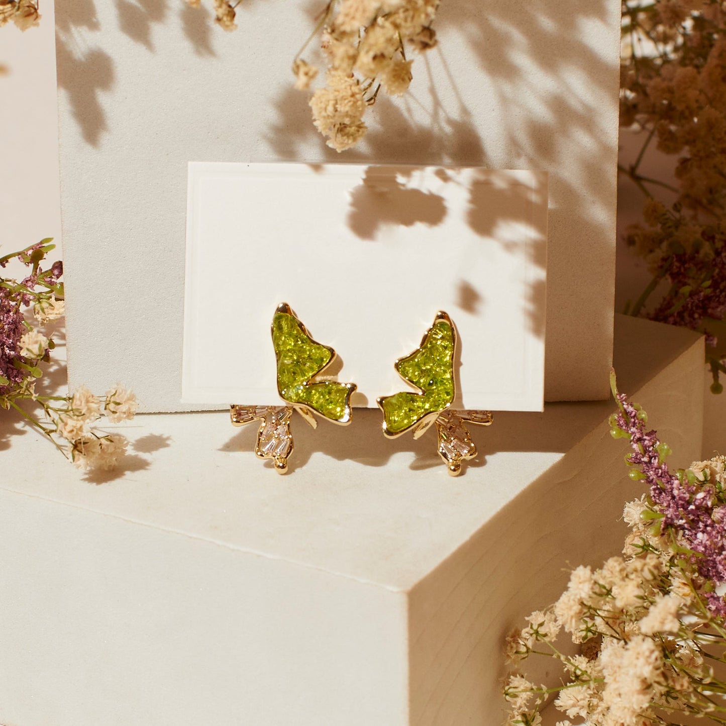 Whispering Wings Earrings Salty