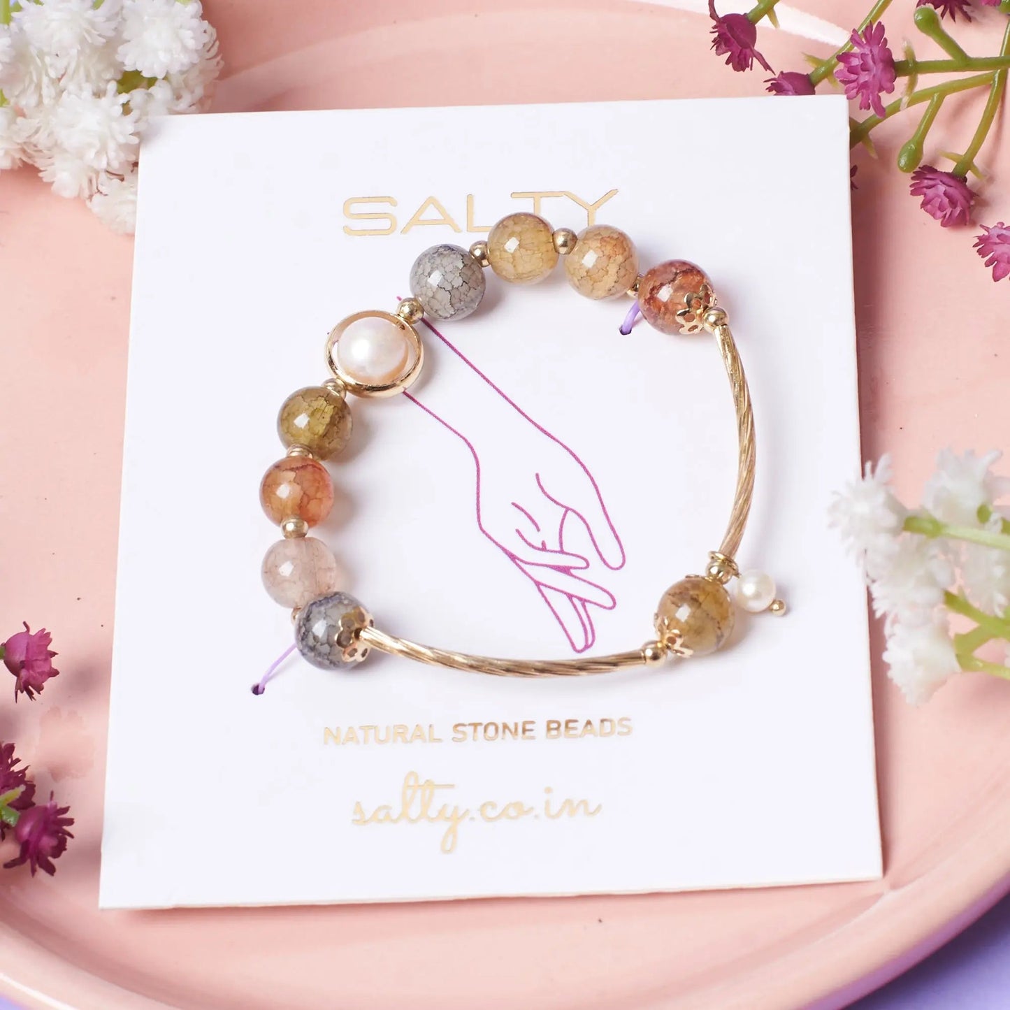 Zen Stone Beaded Band | Salty