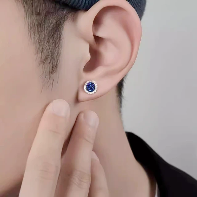 Celeste Solitaire Studs Salty Alpha