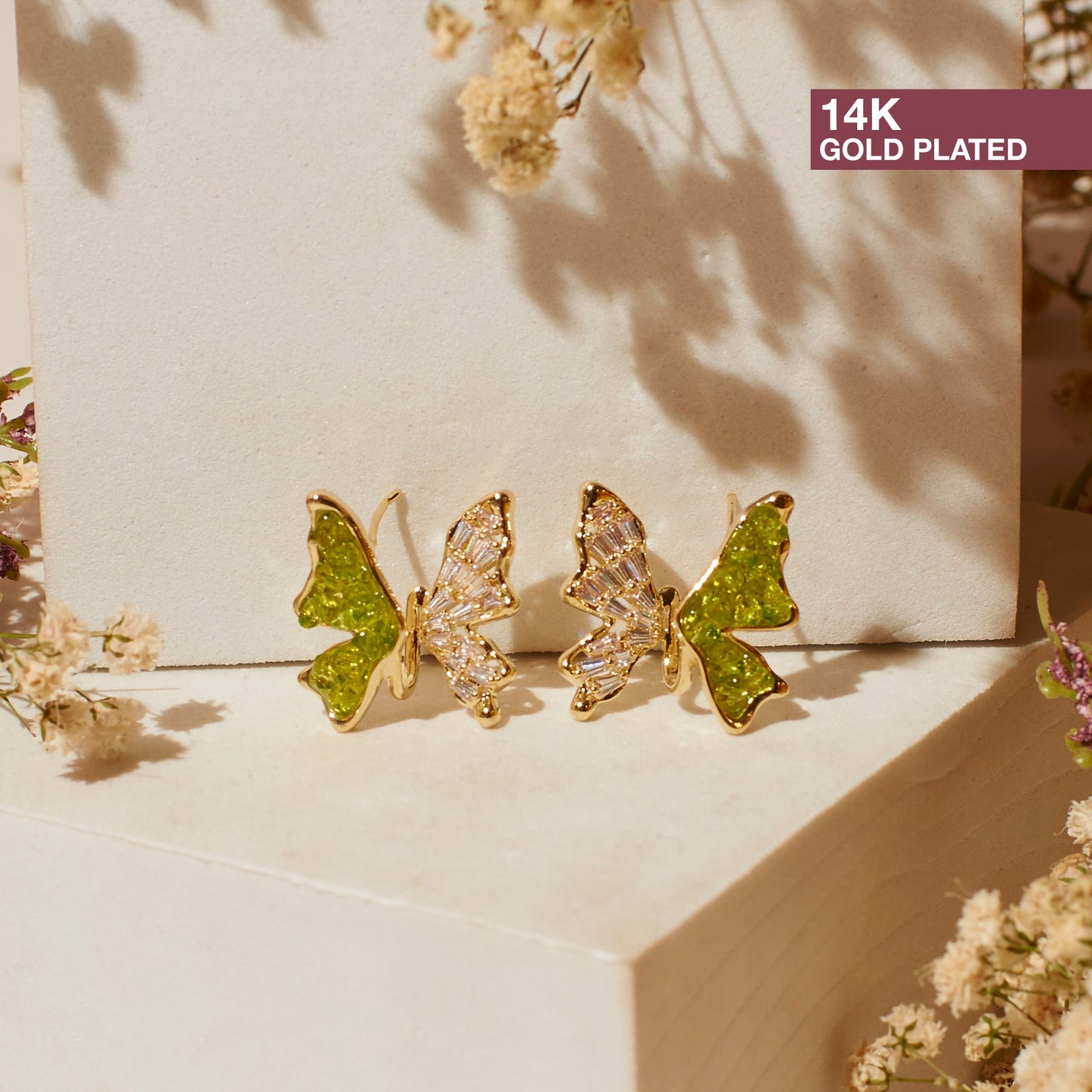 Whispering Wings Earrings Salty