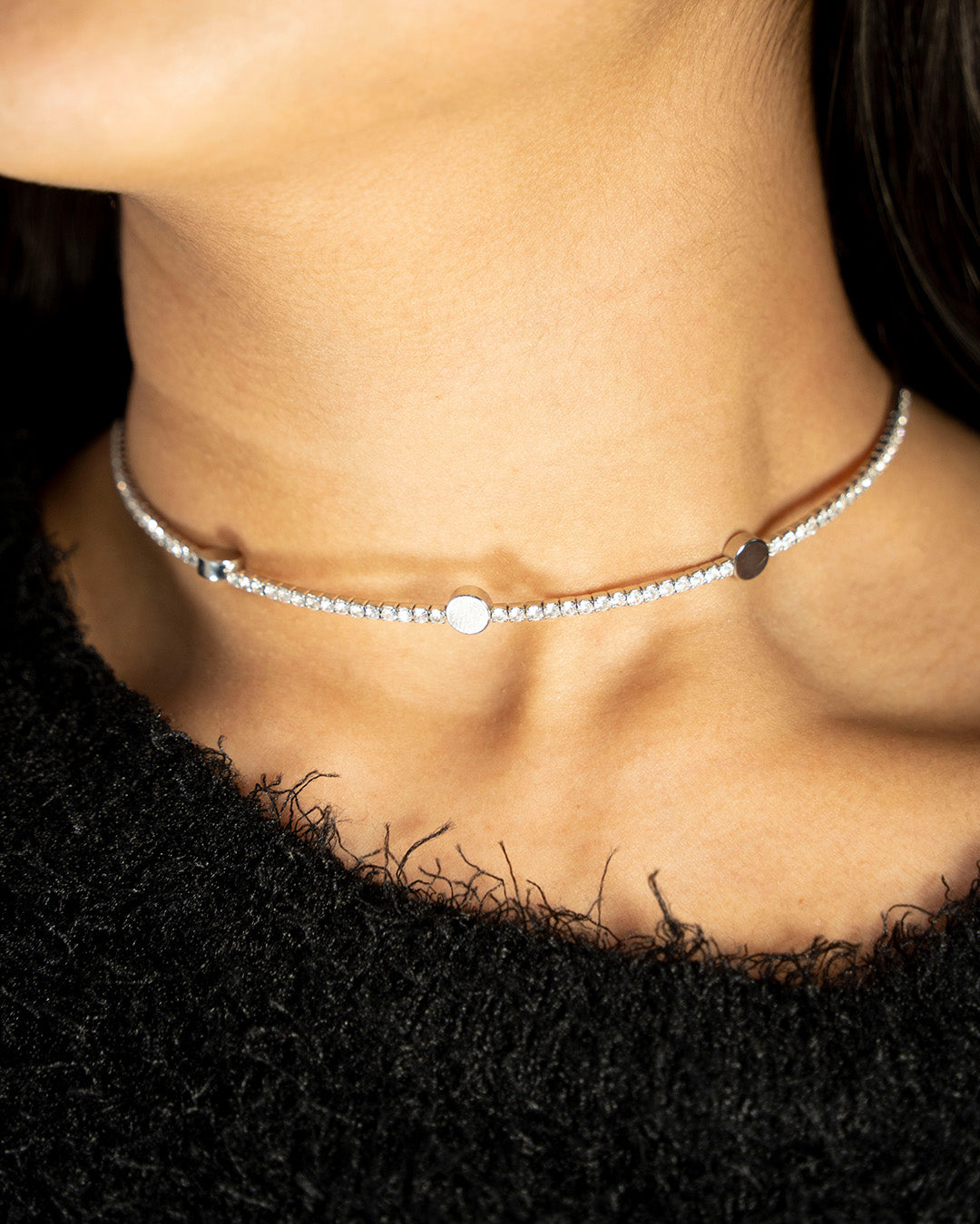 kate's Silver Choker
