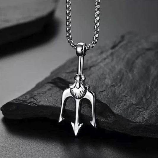 Shivatrishul Silver  Pendant | Salty