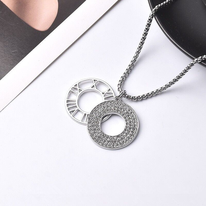 Diamond Time Circle Pendant | Salty