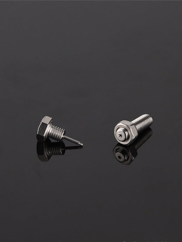 Screw Silver Studs | Salty