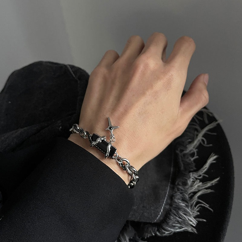 Dapper Design Stone Bracelet | Salty