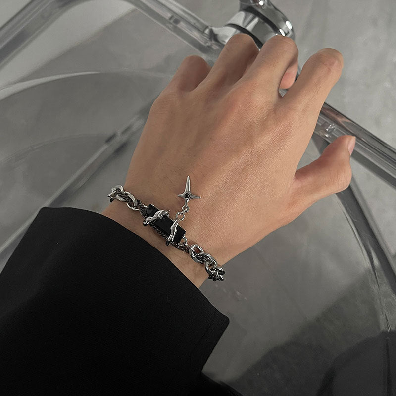 Dapper Design Stone Bracelet | Salty
