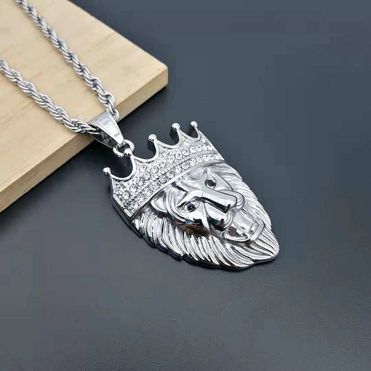 Leo Silver King Pendant | Salty