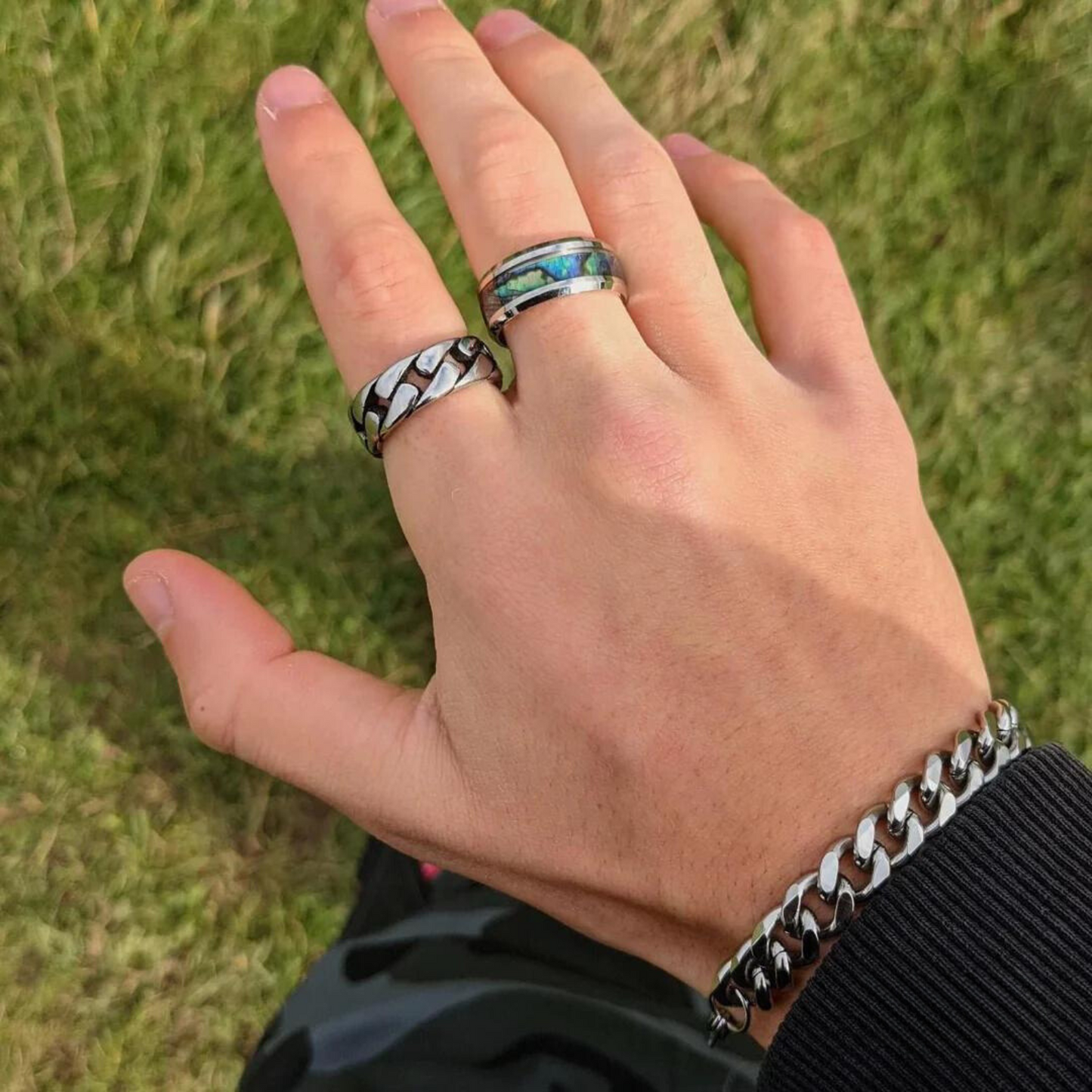 Fier Silver Ring
