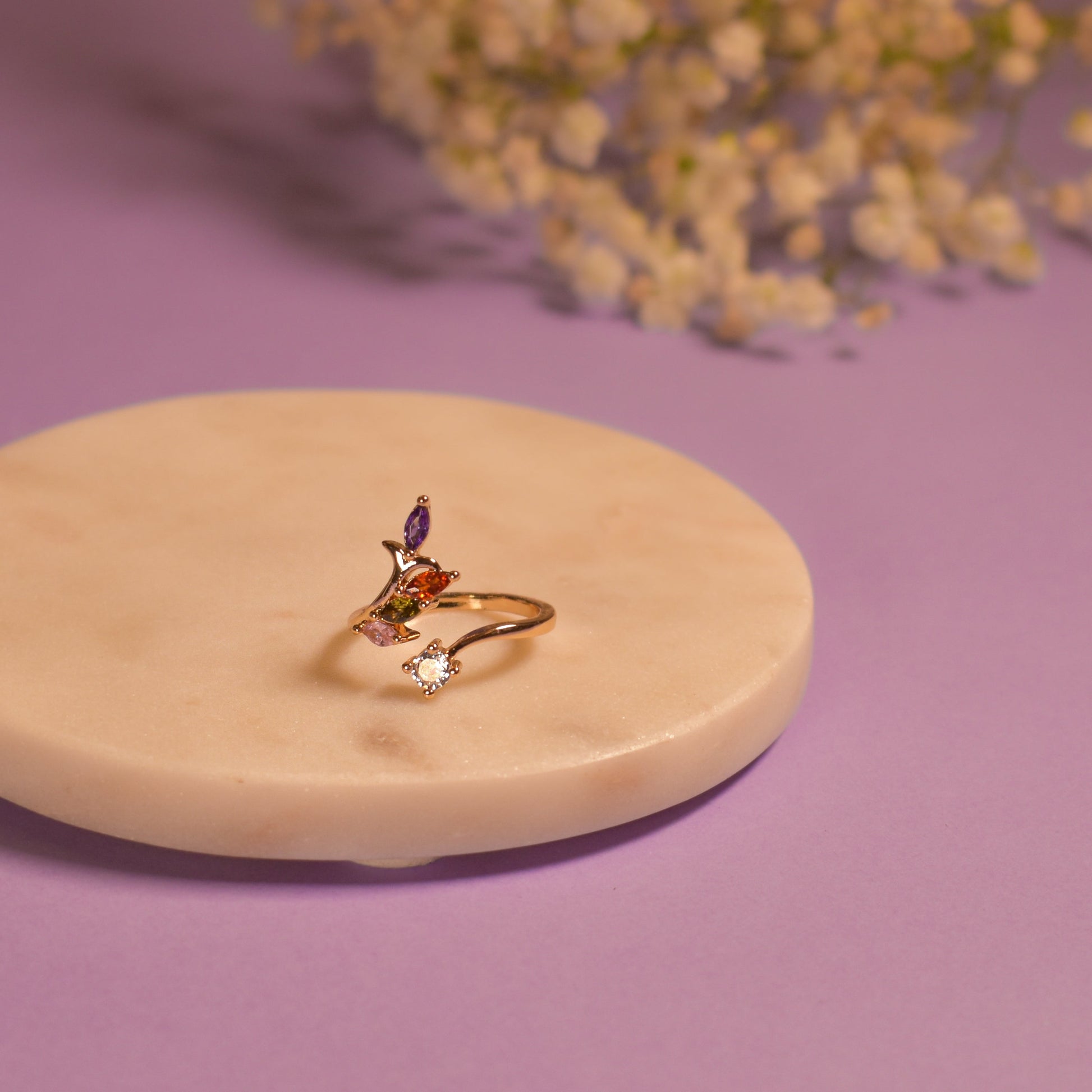 Grand Gala Crystal Ring Salty