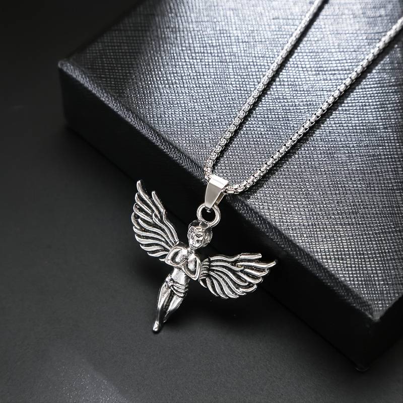 Greek Angel Silver Chain