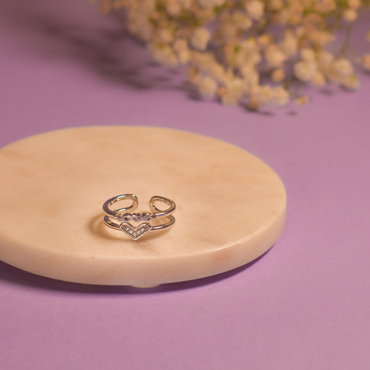 Soul Mate Ring - Silver Salty