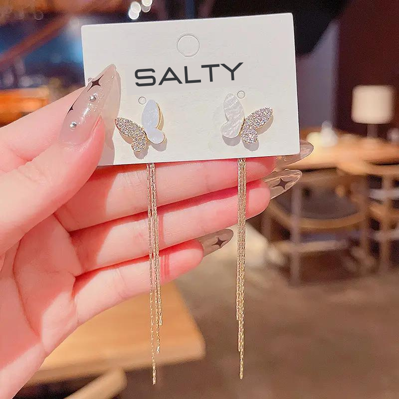 2 in 1 Butterfly Pretty Stud Earrings