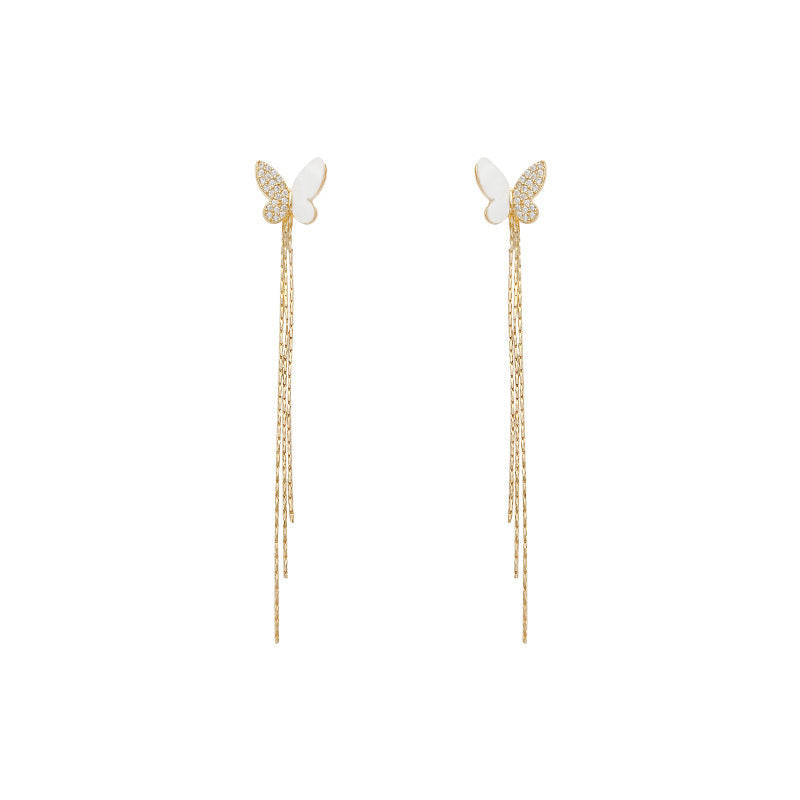 2 in 1 Butterfly Pretty Stud Earrings