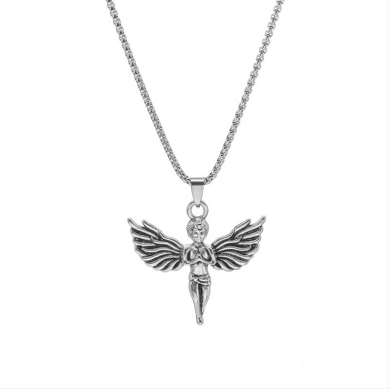 Greek Angel Silver Chain