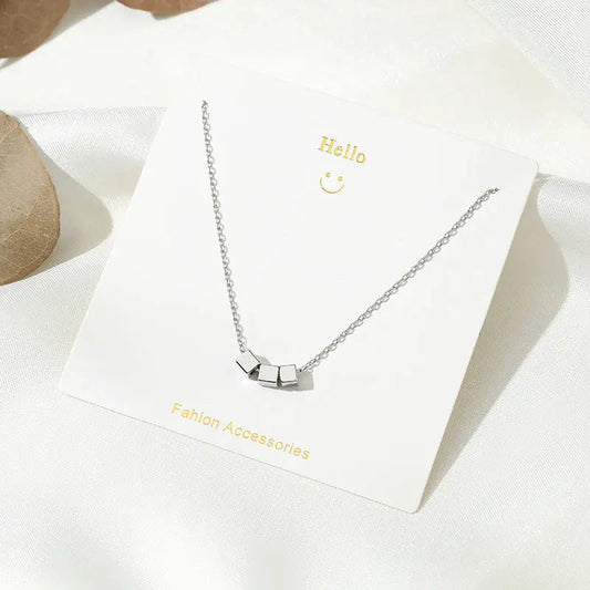 3 Cube Oscillate Necklace