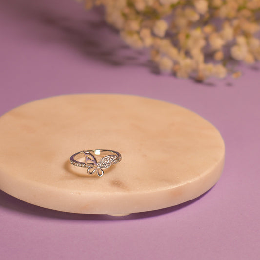 Morpho Silver Ring Salty