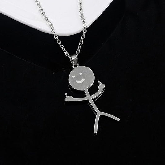Be Yourself, Be You Necklace- Silver Salty