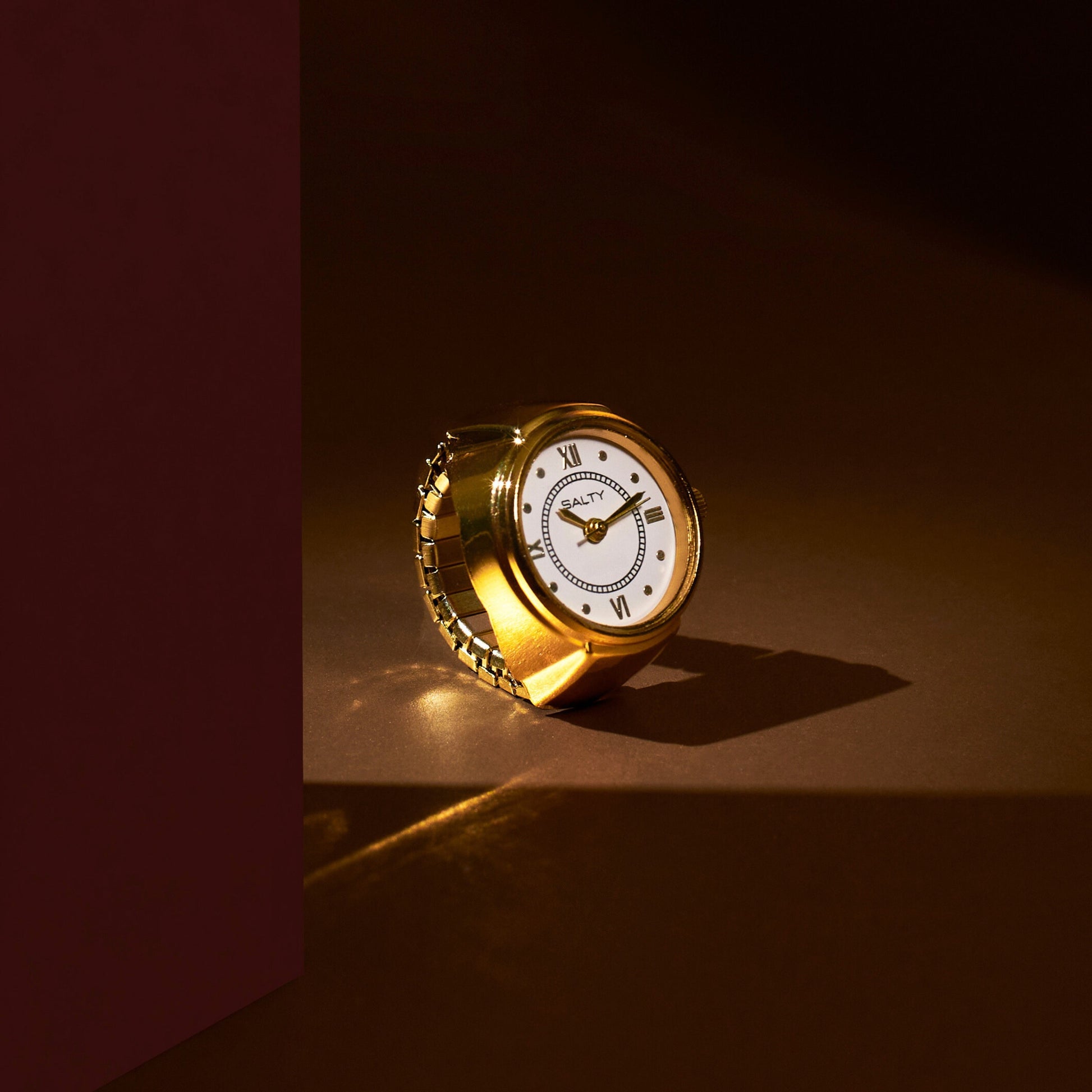 Girl Boss Salty Watch Ring - Gold Salty