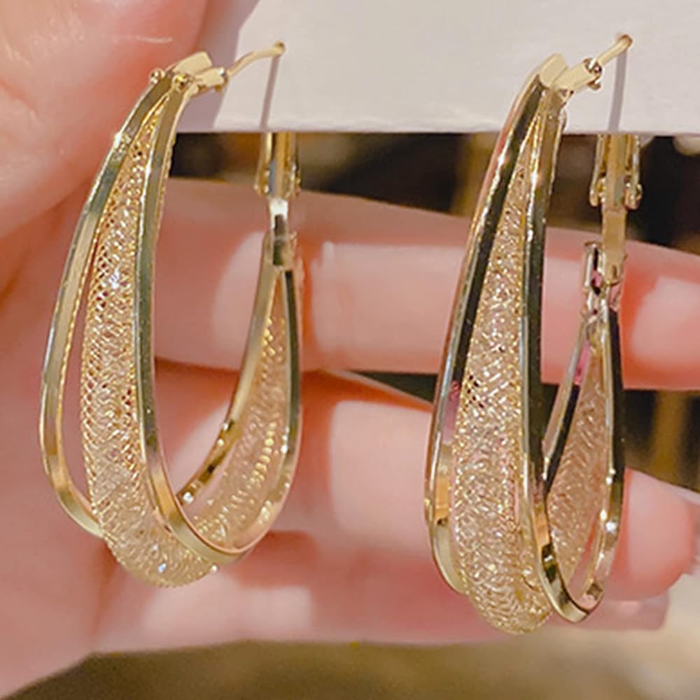 Disco Diva Golden Hoops Salty