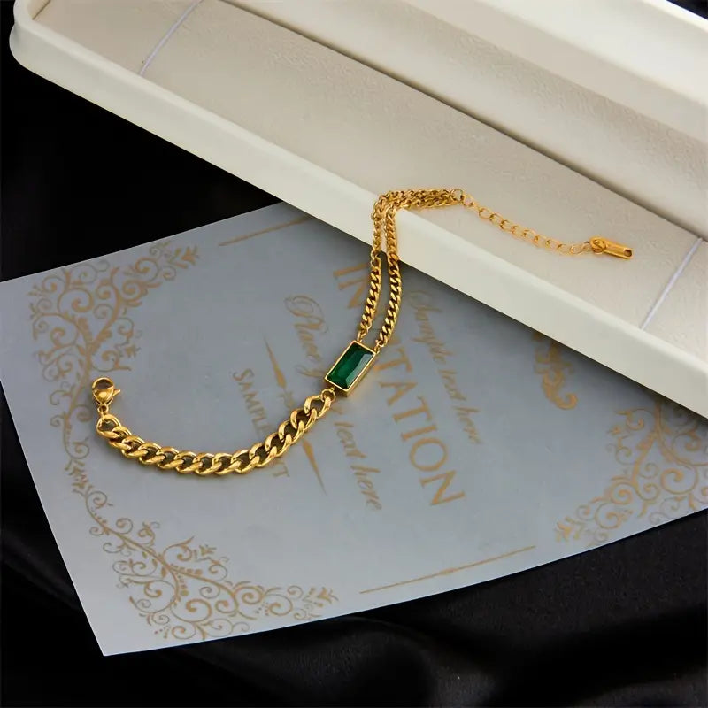 Serene Emerald Bracelet