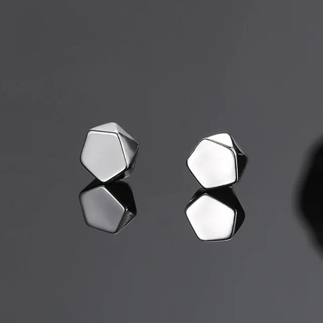 Aaron Silver Studs | Salty