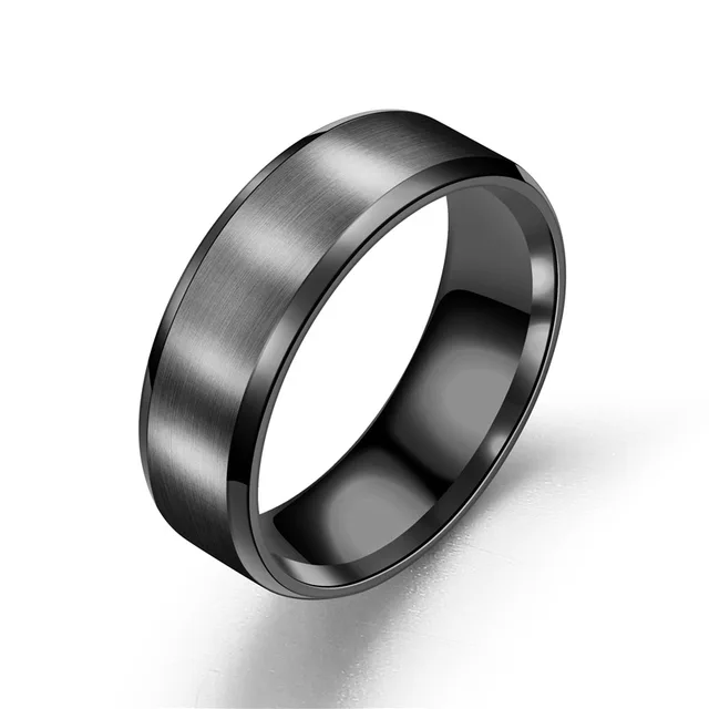 Cool Dude Plain Black Ring | Salty