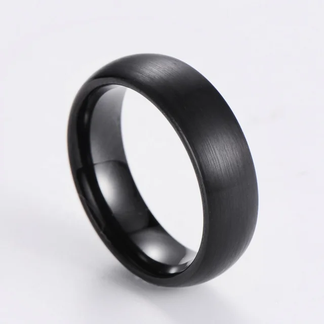 Curved Black Nugget Ring | Salty