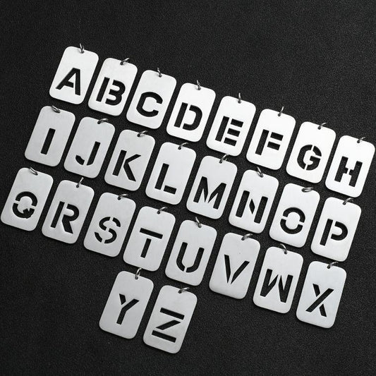 Dainty Alphabet Pendants Salty Alpha