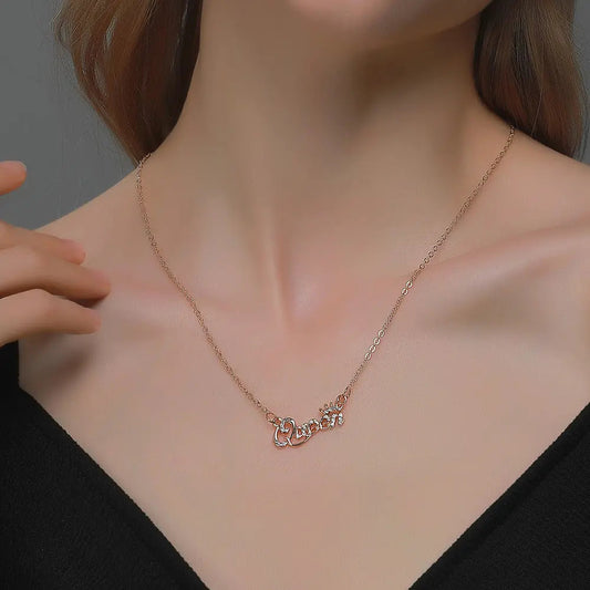 Am A 'Queen' Charm Necklace