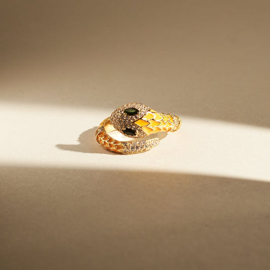 Amber Snake Ring Salty