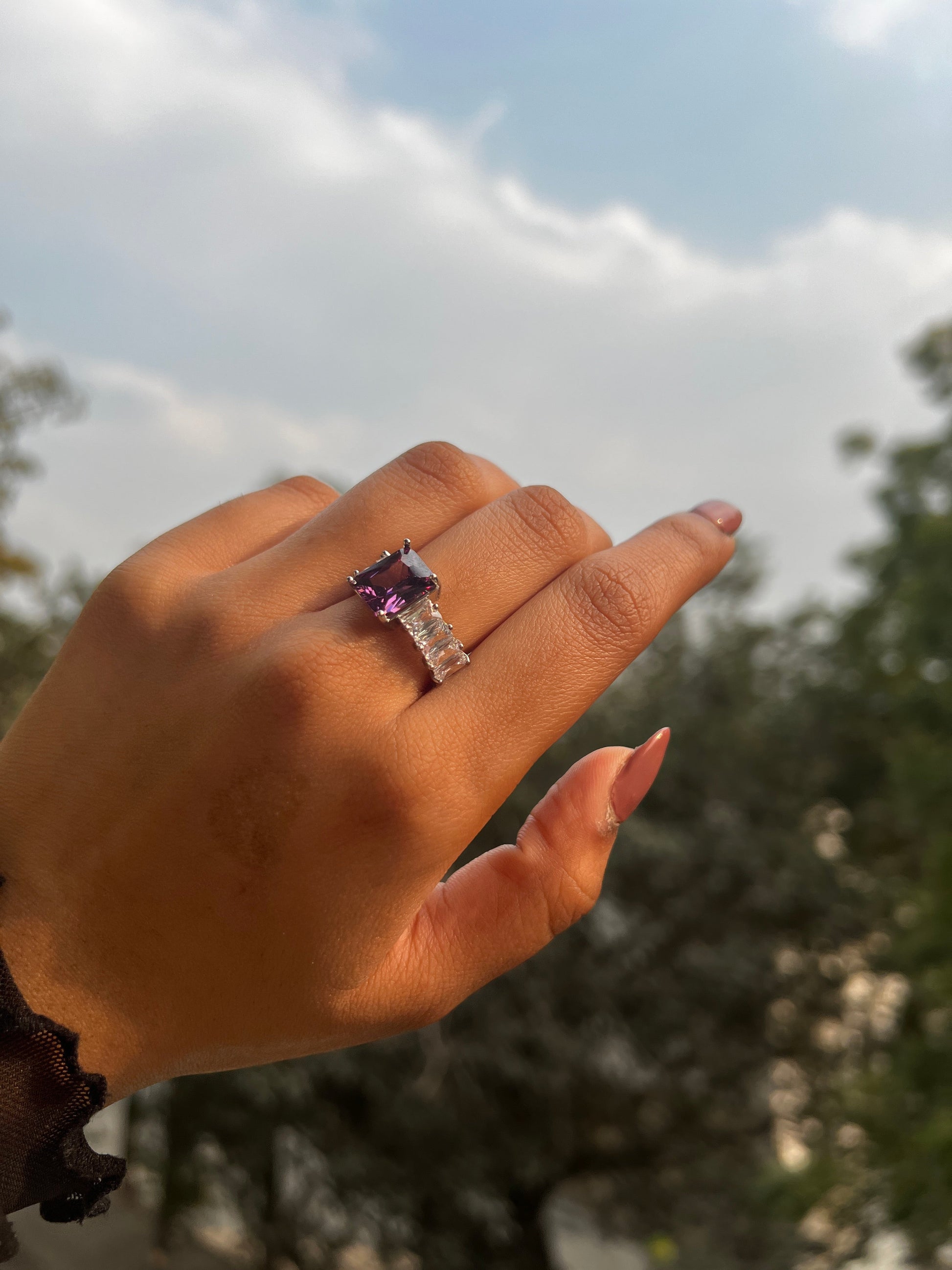 Ameth Promise Silver band ring