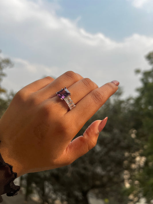 Ameth Promise Silver band ring