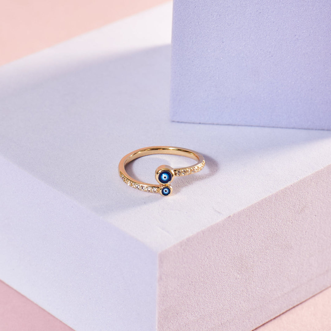 Amor Evil Eye Ring Salty