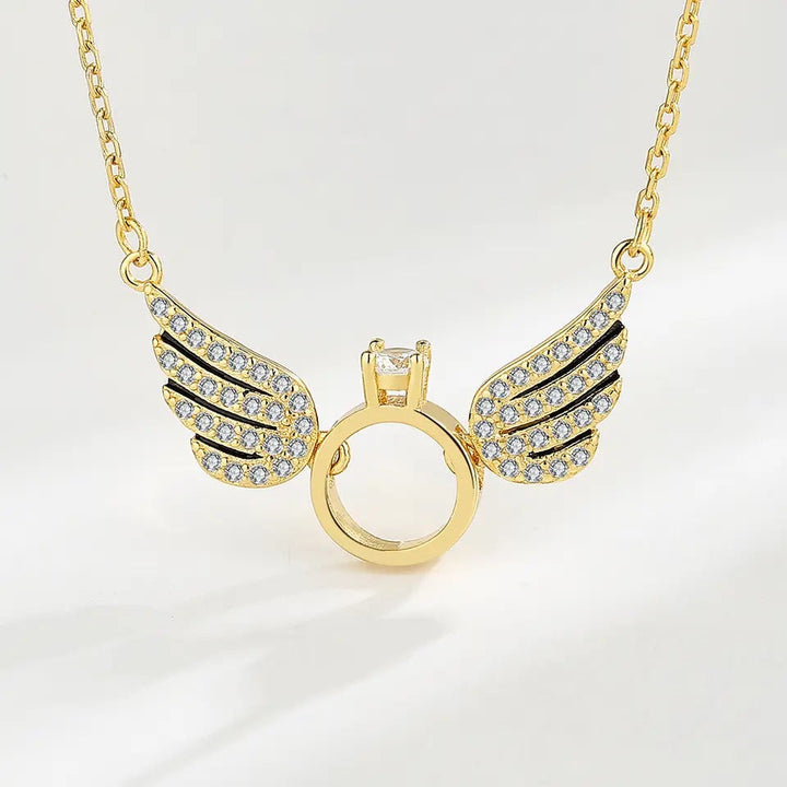 Angel Wings Necklace - Gold