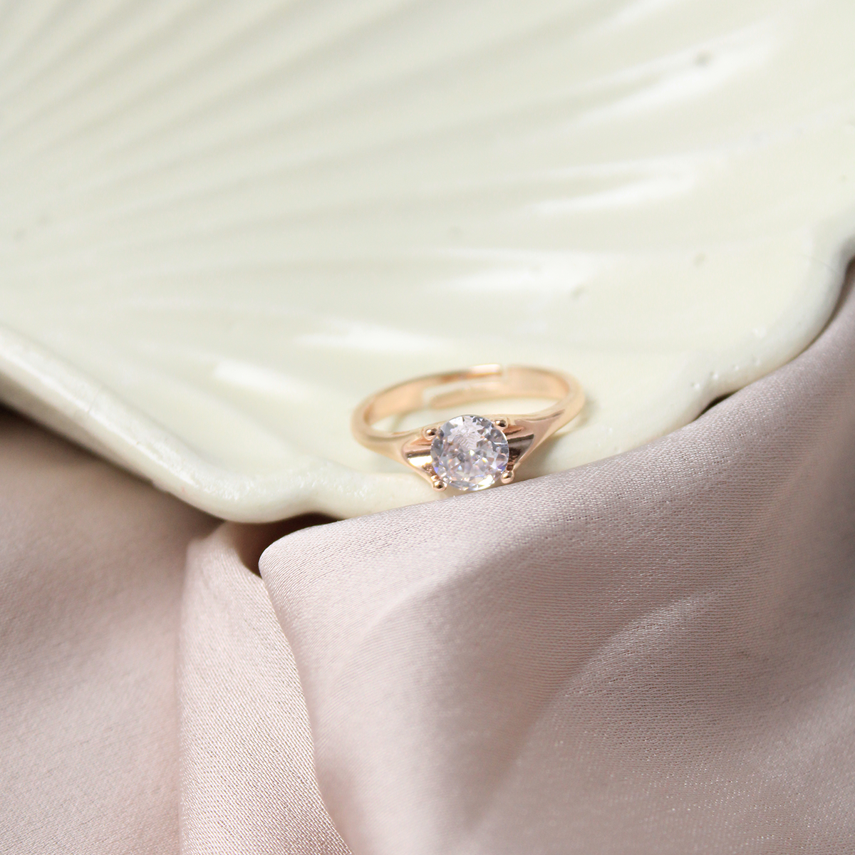 Angelina Crystal Ring Salty