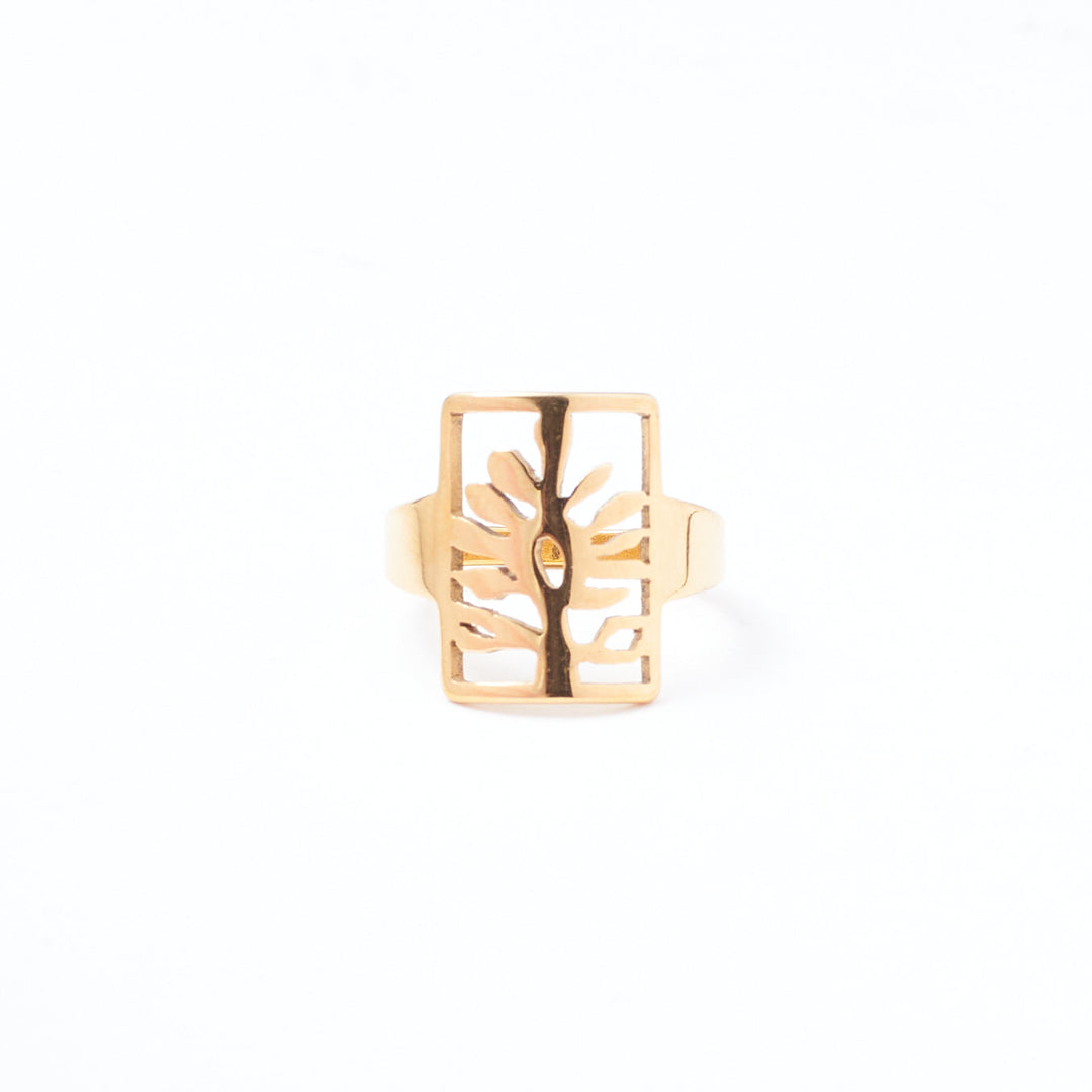 Antique Square Symphony Ring Salty